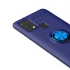 TPU чехол Deen ColorRing под магнитный держатель (opp) для Samsung Galaxy M31 Синій (5122)