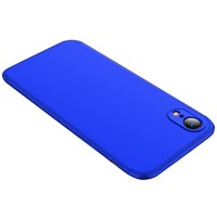 Пластиковая накладка GKK LikGus 360 градусов (opp) для Apple iPhone XR (6.1'') Синий (27785)