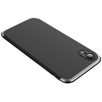 Пластиковая накладка GKK LikGus 360 градусов (opp) для Apple iPhone XR (6.1'') Черный (27786)
