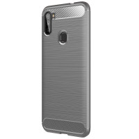 TPU чехол Slim Series для Samsung Galaxy M11 Серый (5169)