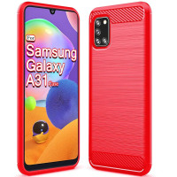 TPU чехол Slim Series для Samsung Galaxy A31 Красный (5165)