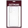 TPU чехол GETMAN Transparent 1,0 mm для Samsung Galaxy A21 Белый (5194)