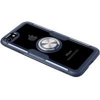 TPU+PC чехол Deen CrystalRing for Magnet (opp) для Apple iPhone 7 / 8 / SE (2020) Синий (23664)