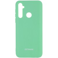 Чехол Silicone Cover GETMAN for Magnet для Samsung Galaxy A21 Зелёный (5202)