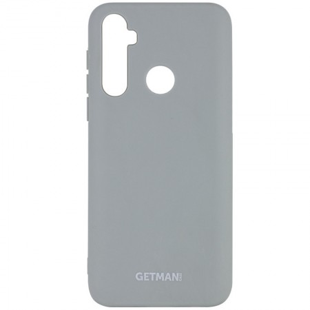 Чехол Silicone Cover GETMAN for Magnet для Samsung Galaxy A21 Серый (5205)