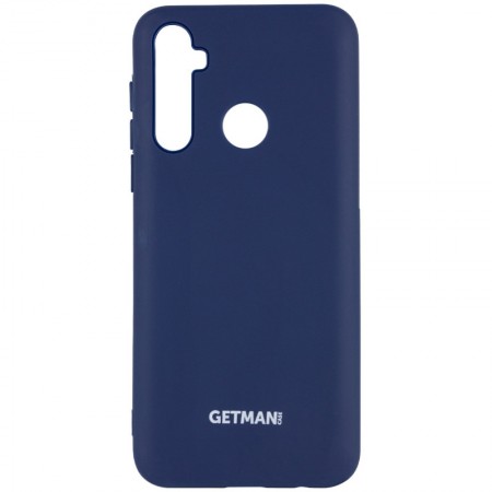 Чехол Silicone Cover GETMAN for Magnet для Samsung Galaxy A21 Синий (5206)