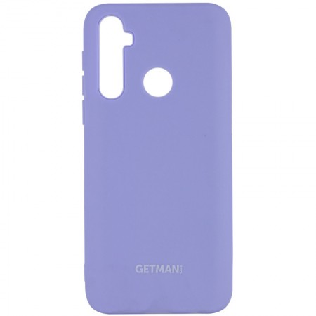 Чехол Silicone Cover GETMAN for Magnet для Samsung Galaxy A21 Сиреневый (5207)