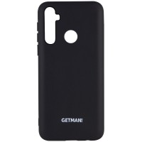 Чехол Silicone Cover GETMAN for Magnet для Samsung Galaxy A21 Чорний (5208)