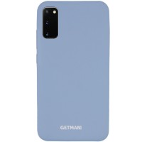 Чехол Silicone Cover GETMAN for Magnet для Samsung Galaxy S20 Сірий (5211)