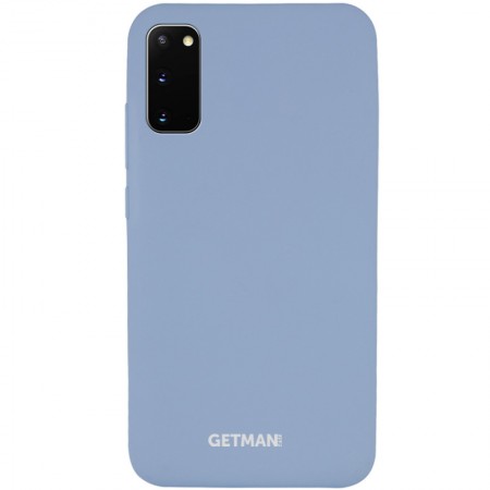 Чехол Silicone Cover GETMAN for Magnet для Samsung Galaxy S20 Серый (5211)