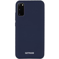 Чехол Silicone Cover GETMAN for Magnet для Samsung Galaxy S20 Синій (5212)