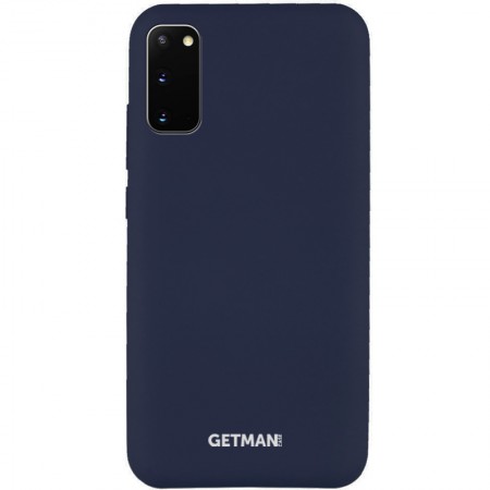 Чехол Silicone Cover GETMAN for Magnet для Samsung Galaxy S20 Синий (5212)