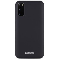 Чехол Silicone Cover GETMAN for Magnet для Samsung Galaxy S20 Чорний (5213)