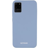 Чехол Silicone Cover GETMAN for Magnet для Samsung Galaxy S20 Ultra Сірий (5217)