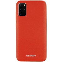 Чехол Silicone Cover GETMAN for Magnet для Samsung Galaxy S20+ Червоний (5222)