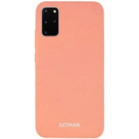 Чехол Silicone Cover GETMAN for Magnet для Samsung Galaxy S20+ Рожевий (5223)