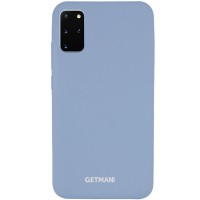 Чехол Silicone Cover GETMAN for Magnet для Samsung Galaxy S20+ Сірий (5224)