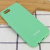 Чехол Silicone Cover GETMAN for Magnet для Realme C2 Зелёный (12489)