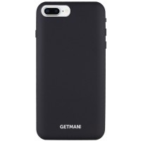 Чехол Silicone Case GETMAN for Magnet для Apple iPhone 7 plus / 8 plus (5.5'') Чорний (5234)