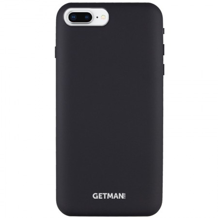 Чехол Silicone Case GETMAN for Magnet для Apple iPhone 7 plus / 8 plus (5.5'') Черный (5234)