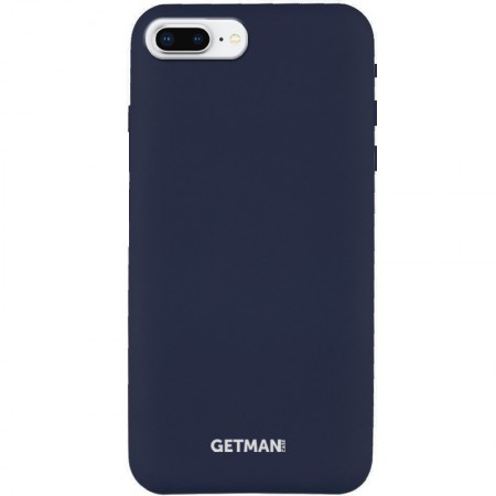 Чехол Silicone Case GETMAN for Magnet для Apple iPhone 7 plus / 8 plus (5.5'') Синий (5232)