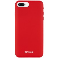 Чехол Silicone Case GETMAN for Magnet для Apple iPhone 7 plus / 8 plus (5.5'') Червоний (5229)