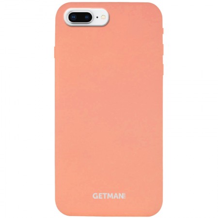 Чехол Silicone Case GETMAN for Magnet для Apple iPhone 7 plus / 8 plus (5.5'') Розовый (5230)