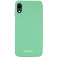 Чехол Silicone Case GETMAN for Magnet для Apple iPhone XR (6.1'') Зелений (5263)