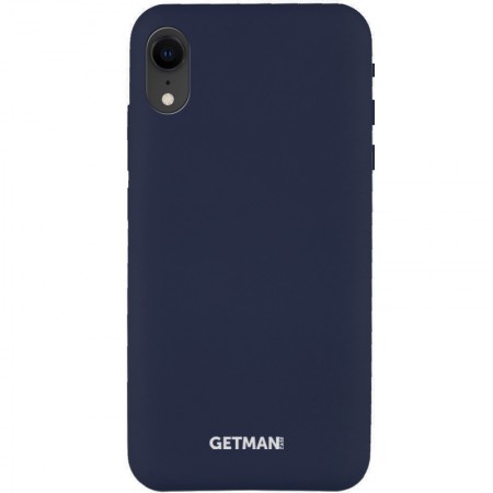 Чехол Silicone Case GETMAN for Magnet для Apple iPhone XR (6.1'') Синій (5267)