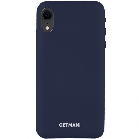 Чехол Silicone Case GETMAN for Magnet для Apple iPhone XR (6.1'') Синий (5267)