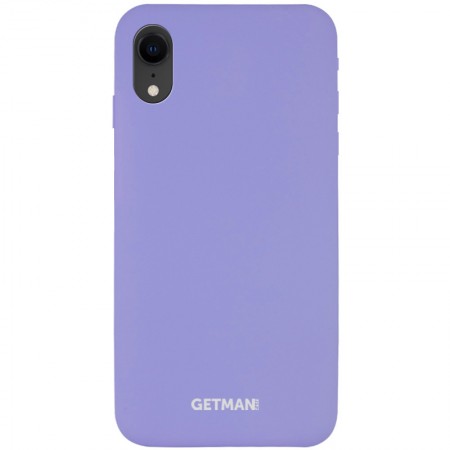 Чехол Silicone Case GETMAN for Magnet для Apple iPhone XR (6.1'') Бузковий (5268)