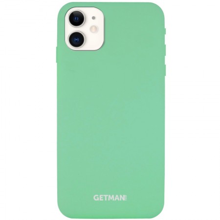Чехол Silicone Case GETMAN for Magnet для Apple iPhone 11 (6.1'') Зелений (5242)