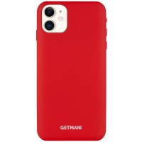 Чехол Silicone Case GETMAN for Magnet для Apple iPhone 11 (6.1'') Червоний (5243)