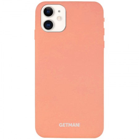 Чехол Silicone Case GETMAN for Magnet для Apple iPhone 11 (6.1'') Розовый (5244)