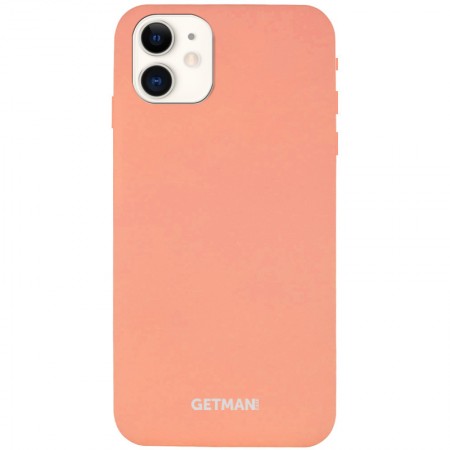 Чехол Silicone Case GETMAN for Magnet для Apple iPhone 11 (6.1'') Рожевий (5244)