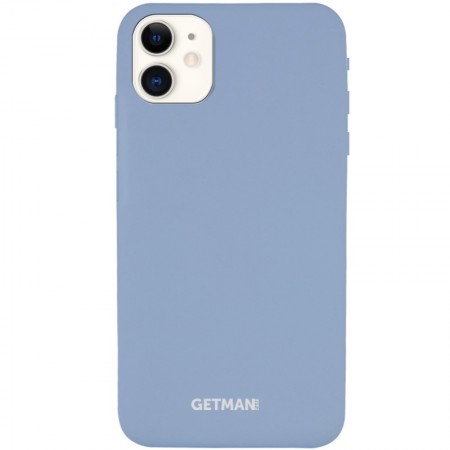 Чехол Silicone Case GETMAN for Magnet для Apple iPhone 11 (6.1'') Сірий (5245)