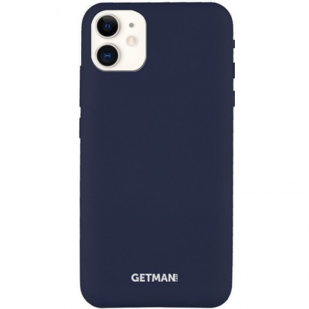 Чехол Silicone Case GETMAN for Magnet для Apple iPhone 11 (6.1'') Синий (5246)