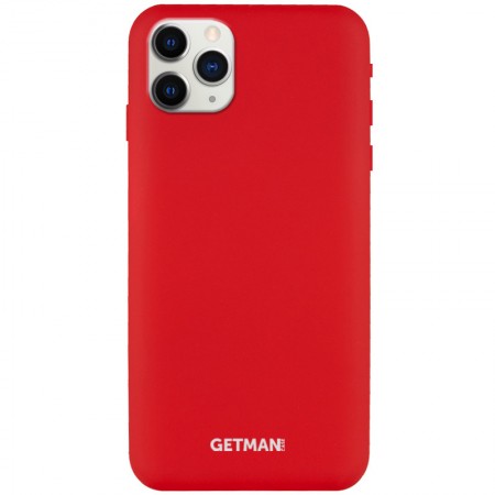 Чехол Silicone Case GETMAN for Magnet для Apple iPhone 11 Pro (5.8'') Красный (5250)