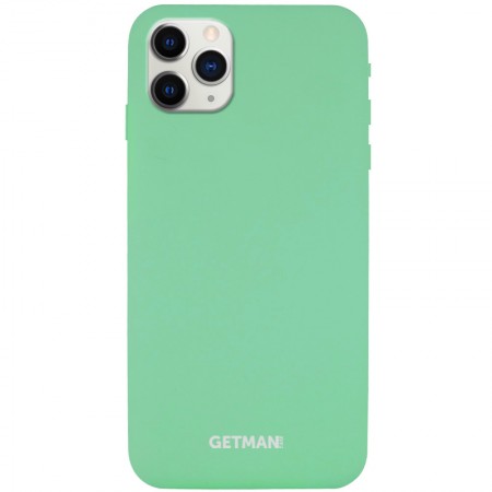 Чехол Silicone Case GETMAN for Magnet для Apple iPhone 11 Pro Max (6.5'') Зелёный (5256)
