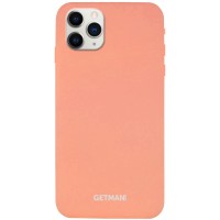 Чехол Silicone Case GETMAN for Magnet для Apple iPhone 11 Pro Max (6.5'') Рожевий (5258)