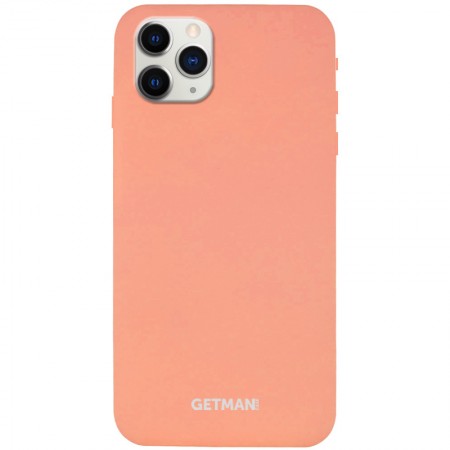 Чехол Silicone Case GETMAN for Magnet для Apple iPhone 11 Pro Max (6.5'') Рожевий (5258)