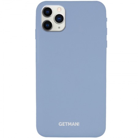 Чехол Silicone Case GETMAN for Magnet для Apple iPhone 11 Pro Max (6.5'') Серый (5259)