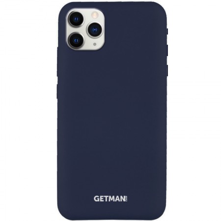 Чехол Silicone Case GETMAN for Magnet для Apple iPhone 11 Pro Max (6.5'') Синій (5260)