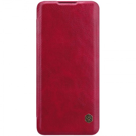 Кожаный чехол (книжка) Nillkin Qin Series для Huawei P40 Pro Червоний (21537)
