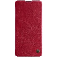 Кожаный чехол (книжка) Nillkin Qin Series для Huawei P40 Красный (5277)