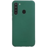 TPU чехол Molan Cano Smooth для Samsung Galaxy A21 Зелений (5300)