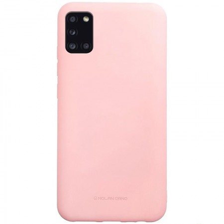 TPU чехол Molan Cano Smooth для Samsung Galaxy A31 Розовый (22708)