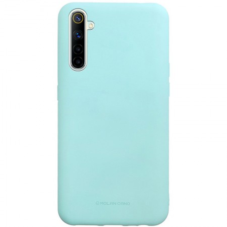 TPU чехол Molan Cano Smooth для Realme 6 Бірюзовий (5315)