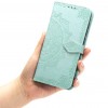 Кожаный чехол (книжка) Art Case с визитницей для Samsung Galaxy A31 Бірюзовий (11965)