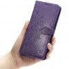 Кожаный чехол (книжка) Art Case с визитницей для Samsung Galaxy A31 Фіолетовий (5343)
